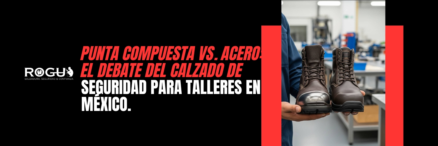 Punta Compuesta vs. Acero El Debate del Calzado de Seguridad para Talleres en México.