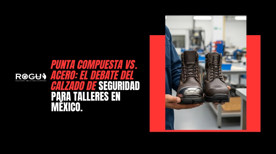 Punta Compuesta vs. Acero: El Debate del Calzado de Seguridad para Talleres en México.