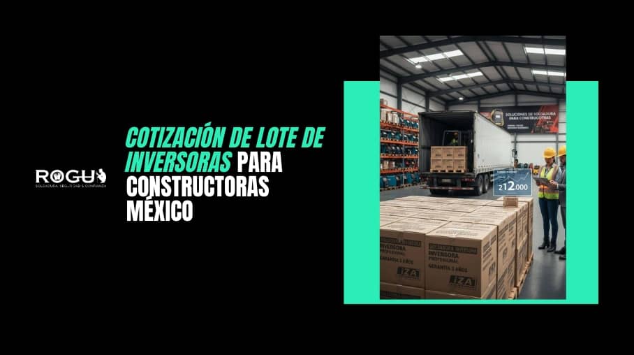 Cotización de lote de inversoras para constructoras México