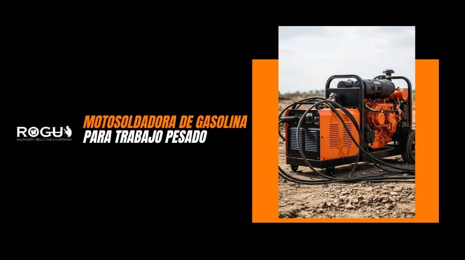 Motosoldadora de gasolina para trabajo pesado
